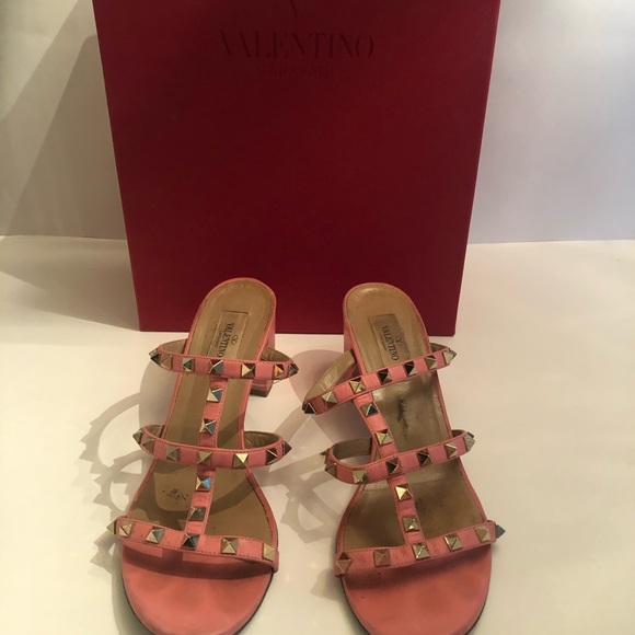 Valentino mules coral pink - Picture 3 of 8